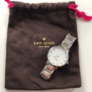 Kate Spade Gramercy Crystal Stainless Steel Watch